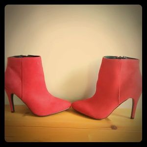 High heel booties